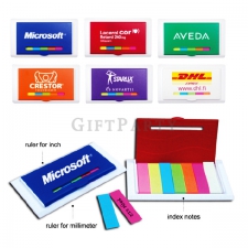 Ruler 7 colored paper sticker pad