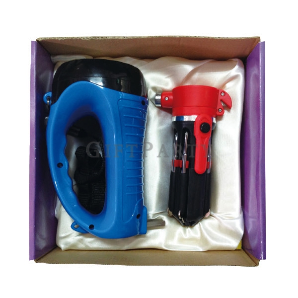 [SE4081396CM26]充電強光手電筒+8合1工具燈禮盒組,Flashlight with gift box, LED lights