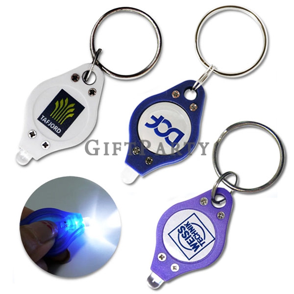 迷你led燈鑰匙圈手電筒鎖圈,展場贈品,選舉贈品