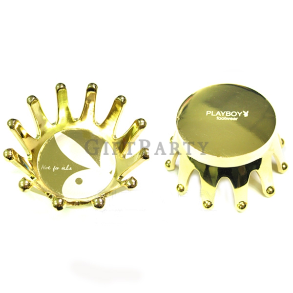 金屬收納碟,客製化禮品,品牌贈品,LOGO禮品,客製化贈品,異業聯名禮品,定制PLAYBOY皇冠金屬收納碟