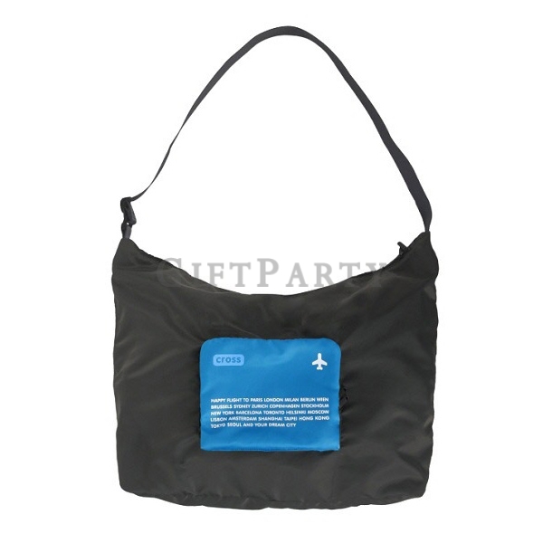 周年慶贈品折疊斜背包插桿旅行袋,Folding cross-body bag plunger travel bag,