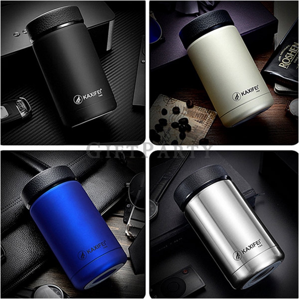 商務禮品 贈品-不鏽鋼真空保溫杯皮蓋, Stainless steel vacuum thermos cover, custom stainless steel thermos, Starbucks 