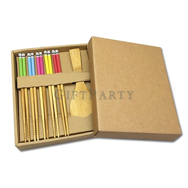 禮品,贈品,股東會禮品,竹制筷禮盒(5入)環保筷餐具