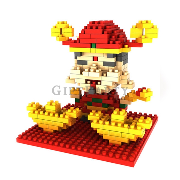 紫南宮贈品 鎮瀾宮紀念品-銀行贈品創意禮品財神積木神明系列