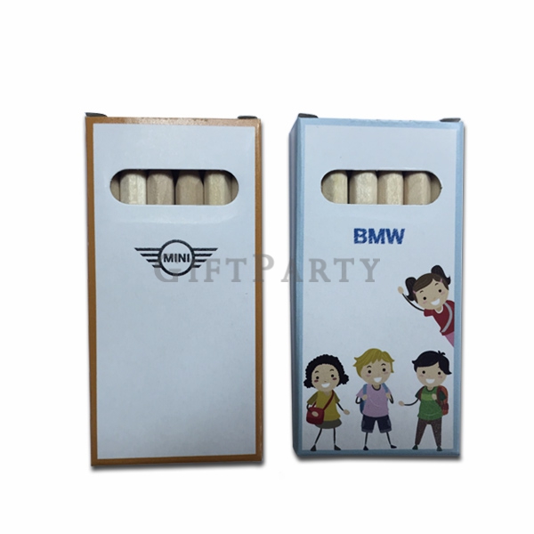 廣告禮品,廣告贈品,汽車贈品,兒童贈品,六色原木色鉛筆(彩印盒)2