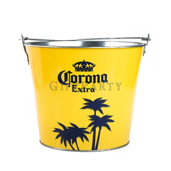 Galvanized sheet beer ice bucket,馬口鐵冰桶,馬口鐵水桶,啤酒冰桶,沙灘啤酒冰桶,冰桶oem,海灘啤酒冰桶,啤酒贈品,啤酒禮品,鍍鋅板啤酒冰桶