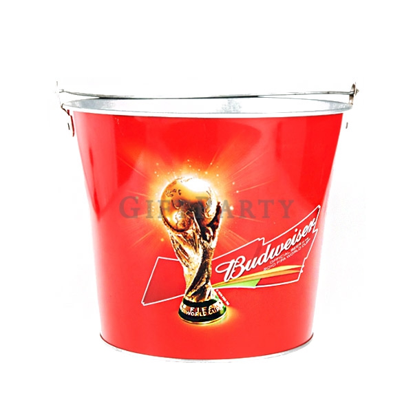 Galvanized sheet beer ice bucket,馬口鐵冰桶,馬口鐵水桶,啤酒冰桶,沙灘啤酒冰桶,冰桶oem,海灘啤酒冰桶,啤酒贈品,啤酒禮品,鍍鋅板啤酒冰桶