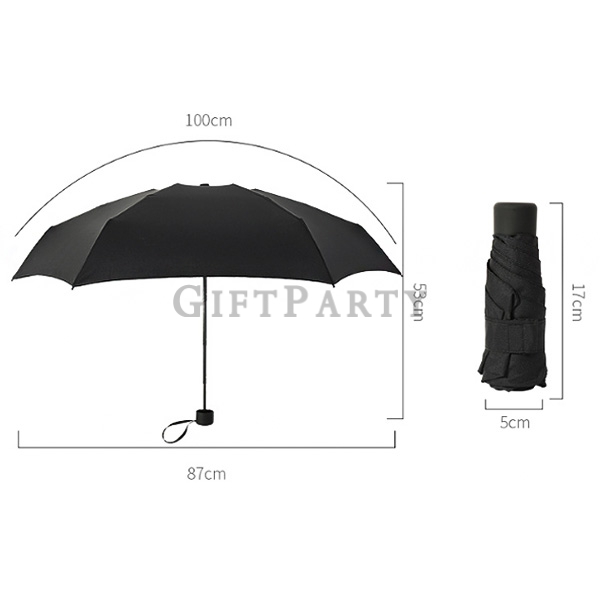 Mini lightweight folding umbrella,-輕量迷你五折傘