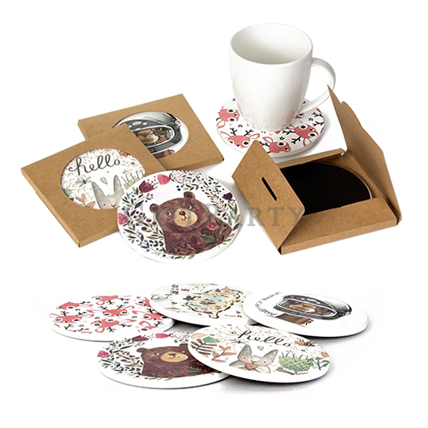 吸水杯墊,客製杯墊,禮品,贈品,啤酒贈品,廣告贈品,紀念品,客製化禮品,11cm白土陶瓷吸水杯墊