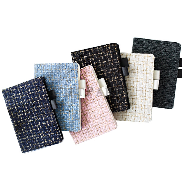 High-end woolen notebook,高質感毛呢筆記本,時尚筆記本,日本筆記本,小香風筆記本,vogue贈品,微風贈品,禮品party,客製禮品,品味禮品,百貨禮品,