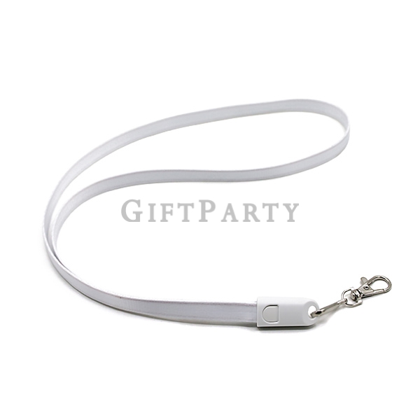 2合1掛繩手機充電數據線,2合1掛繩手機充電數據線, Phone Lanyard Dual Sided Charging Cable 90cm,電玩贈品,展會禮品,廣告贈品,Gifts for exh