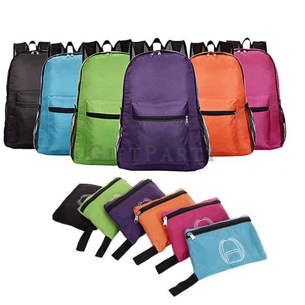 Nylon folding backpack,尼龍折疊雙肩背包運動背包,客製背包,運動背包,禮品,贈品,禮贈品,政府標案政府,股東會贈品,股東會紀念品,運動贈品,路跑贈品,折疊背包客製,輕量尼龍背包,