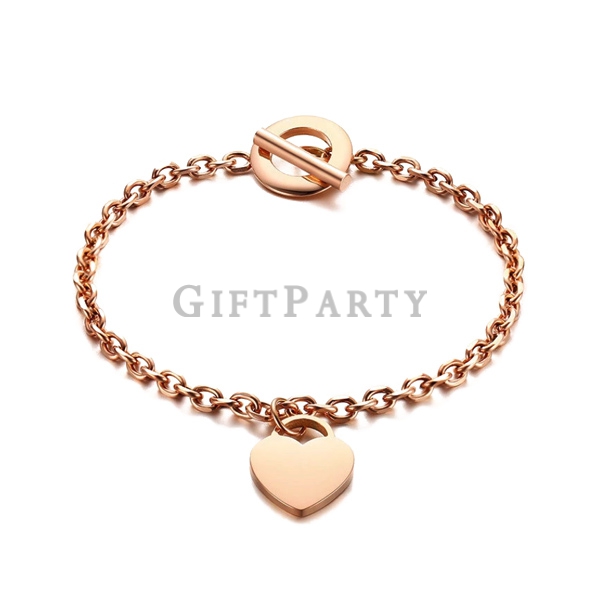 Heart shaped stainless steel bracelet,金屬愛心手鍊,愛心產業鍊,心形手鍊,百貨公司情人節贈品,微風贈品,精品紀念品,聯名手鍊,客製化禮品