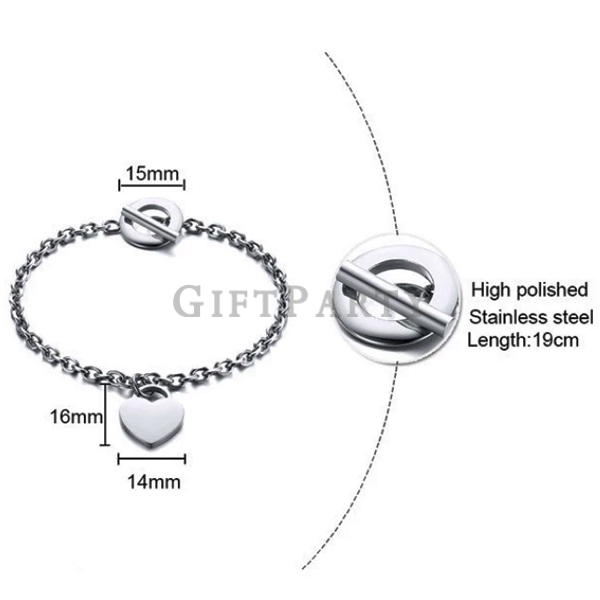Heart shaped stainless steel bracelet,金屬愛心手鍊,愛心產業鍊,心形手鍊,百貨公司情人節贈品,微風贈品,精品紀念品,聯名手鍊,客製化禮品