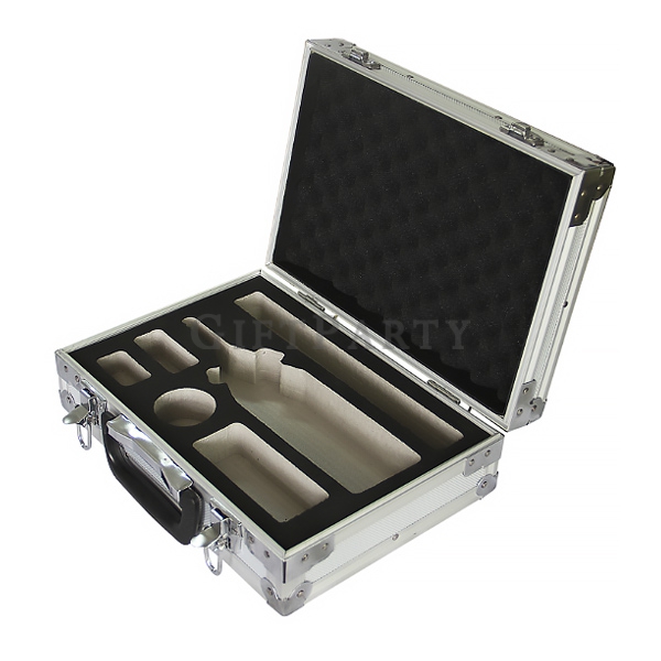 Wine Tool case,酒瓶套裝鋁製手提箱,酒手提箱,酒收藏盒,