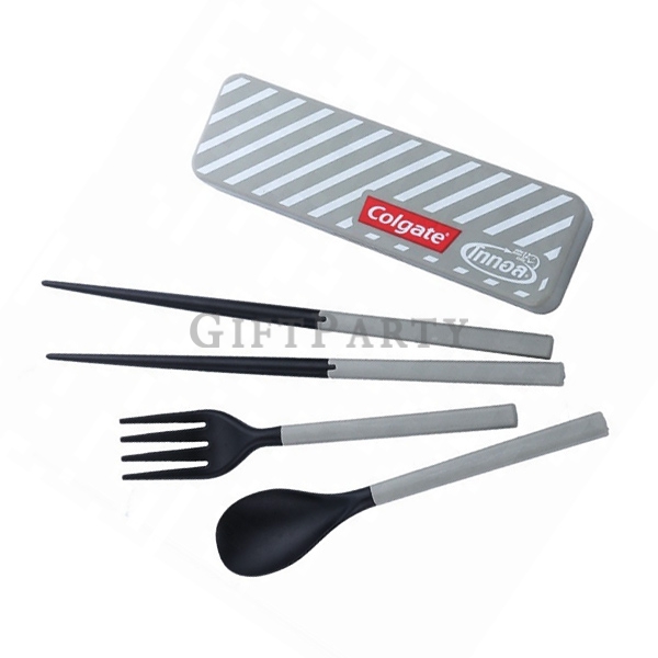 廣告禮品,促銷禮品,客製LOGO贈品,紀念品定制,PP三件式餐具組,Advertising gifts, promotional gifts, custom LOGO gifts, souvenir 