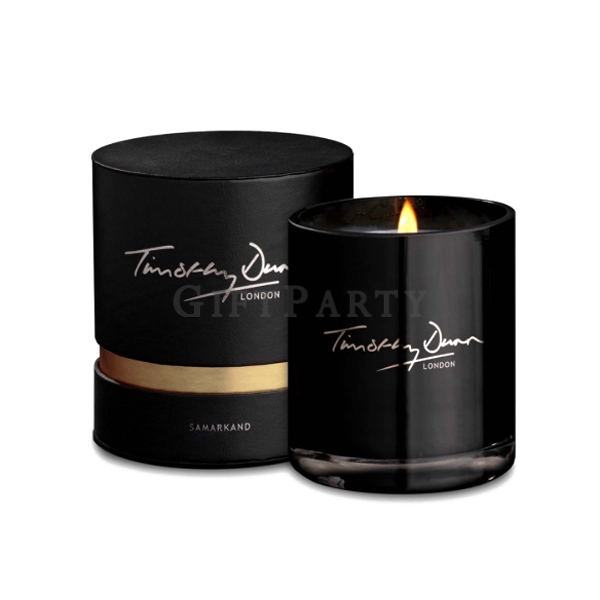 Scented candle in black glass,時尚禮品,黑色蠟燭,時尚精品紀念品,精品贈品,LV贈品,高端禮品,VIP禮品,黑色玻璃大豆香味蠟燭,Brand gifts, boutiqu