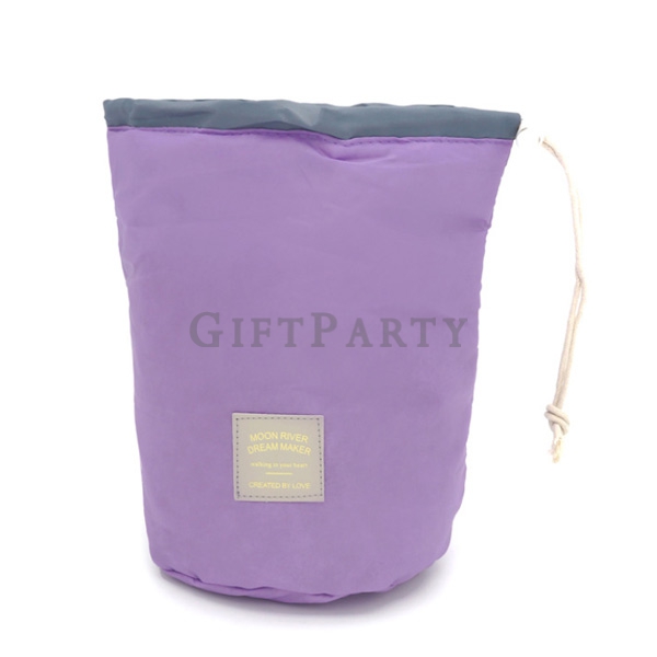 Large capacity waterproof cylinder cosmetic bag,大容量防水圓筒化妝包, Advertising gifts, promotional gifts, cu
