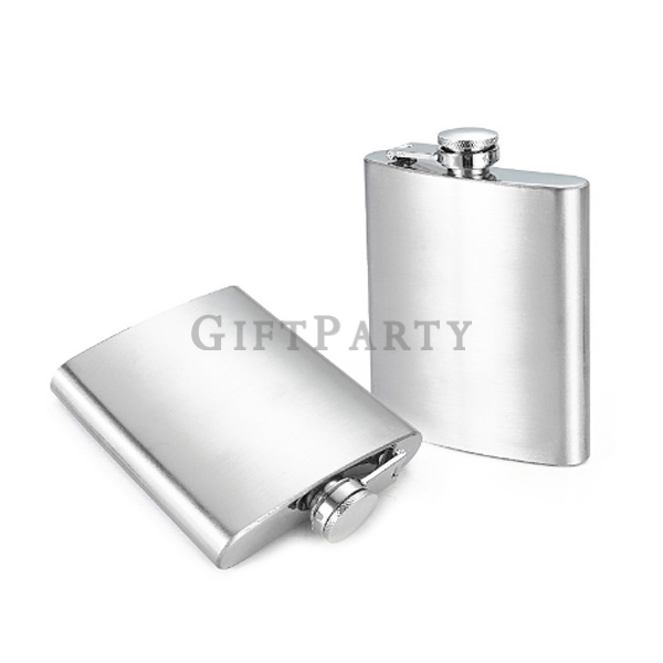 酒禮品,威士忌禮品,客製酒壺,-6oz不鏽鋼酒壺,6oz Stainless steel hip flask