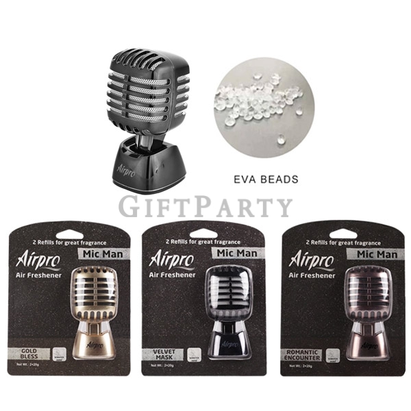Airpro Mic Man Shape Auto Voiture Parfum Perfume ,麥克風造型汽車香薰,麥克風造型汽車香薰2