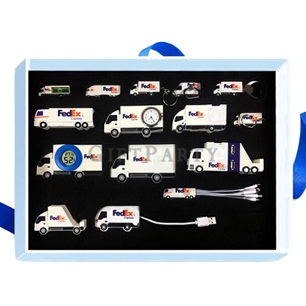VIP souvenir OEM,特殊定制汽車造型3C週邊禮盒組