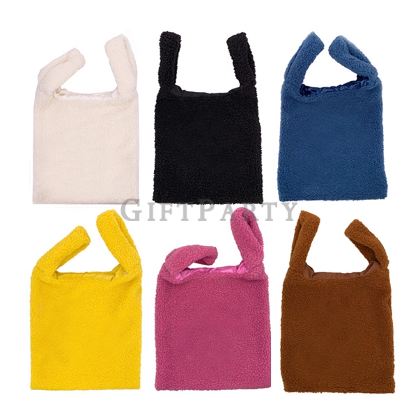 Lamb wool tote,羊羔毛手提袋,ins爆款,ins贈品,ins袋,ins熱銷,