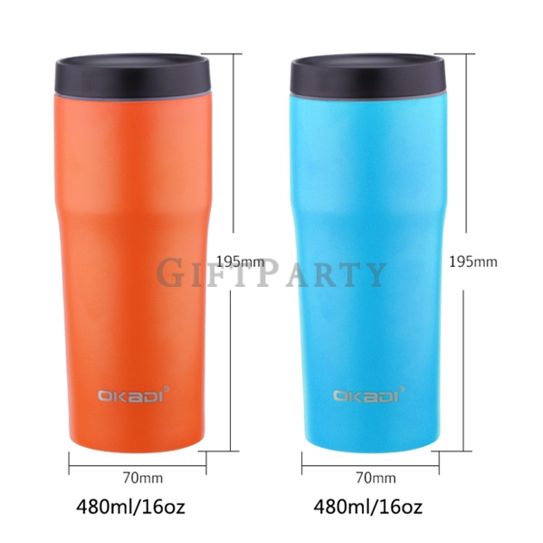 Stainless mug double wall tumbler,不鏽鋼隨手杯保溫杯汽車杯16oz,Stainless steel tumbler, stainless steel thermos 