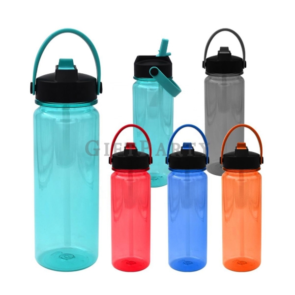 With Loop And Straw BPA Free 750ML Tritan Water Sport Bottle,Tritan塑料運勳水壺750ml,Advertising gifts, cu