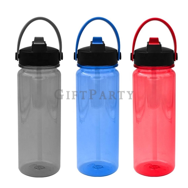 With Loop And Straw BPA Free 750ML Tritan Water Sport Bottle,Tritan塑料運勳水壺750ml,Advertising gifts, cu