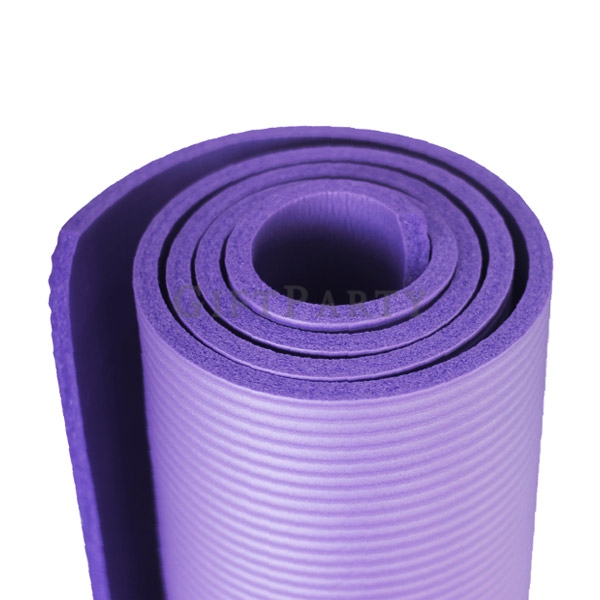 Yoga mat with carrying strap,瑜珈墊10mm含綁帶