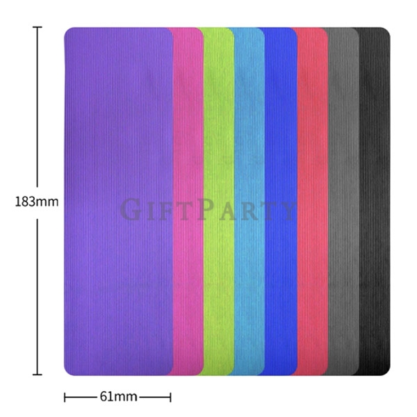 Yoga mat with carrying strap,瑜珈墊10mm含綁帶