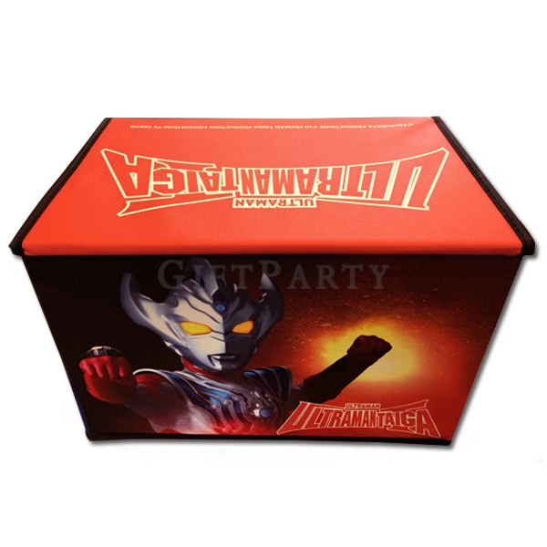 Folding storage box PU leather five-sided color printing,折疊收納箱PU皮革五面彩印,Custom Folding storage box