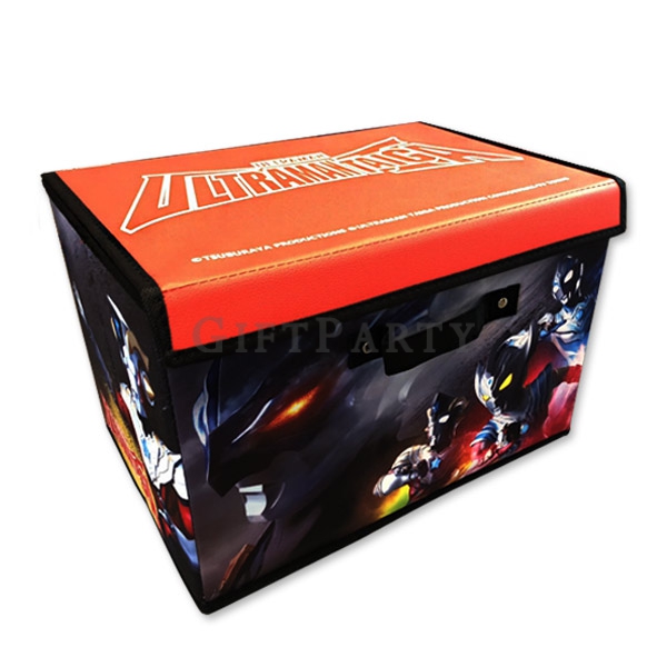 Folding storage box PU leather five-sided color printing,折疊收納箱PU皮革五面彩印,Custom Folding storage box,Ad