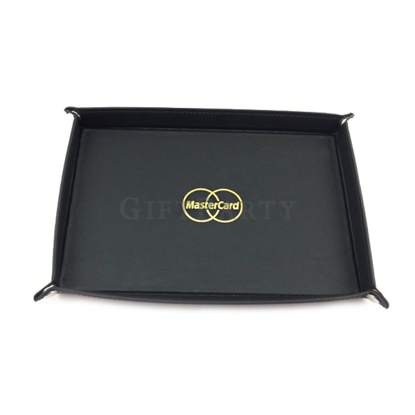 PU leather rectangular change storage tray,PU皮革長方形零錢收納盤,刷卡盤,找錢盤,鈔票盤,