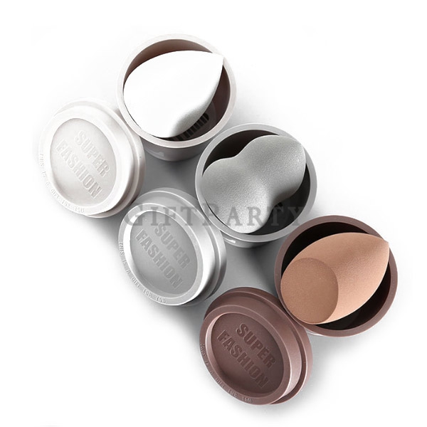 Beauty Makeup Sponge Egg in coffee cup Shape Package Box ,美妝蛋咖啡杯非乳膠