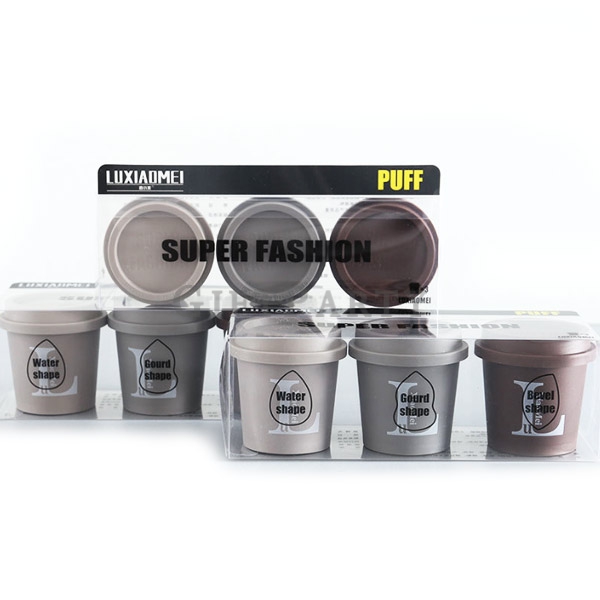 Beauty Makeup Sponge Egg in coffee cup Shape Package Box ,美妝蛋咖啡杯非乳膠