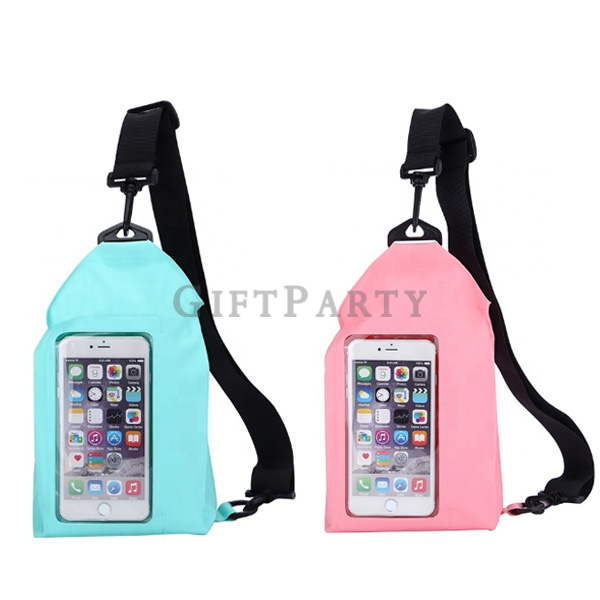 Custom waterproof backpack, sports backpack, diving backpack, surfing backpack,防水手機運動背包斜背2