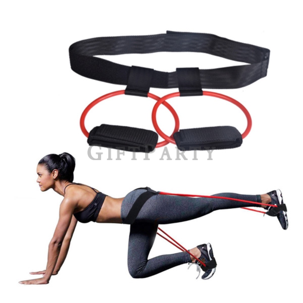 Resistance Bands Leg Squat Pull Elastic Rope for Training Bouncing Pull Rope,蜜桃臀,翹臀,深蹲,健身深蹲腿部阻力訓練繩,健