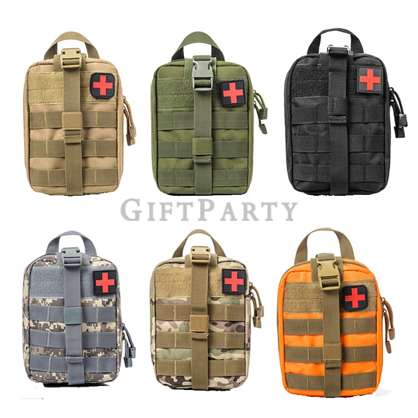 ARMY2340866T0001-Outdoor Survival  Utility Belt Bag First Aid Kit Molle Medical EMT Cover Emergency 