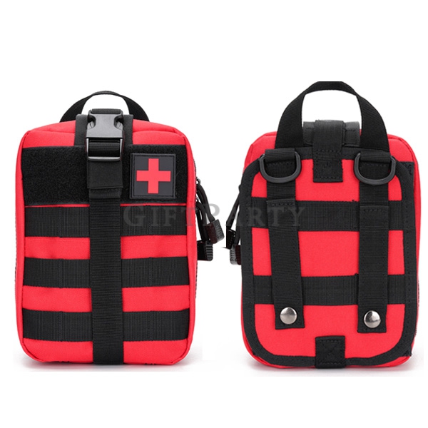 ARMY2340866T0001-Outdoor Survival  Utility Belt Bag First Aid Kit Molle Medical EMT Cover Emergency 
