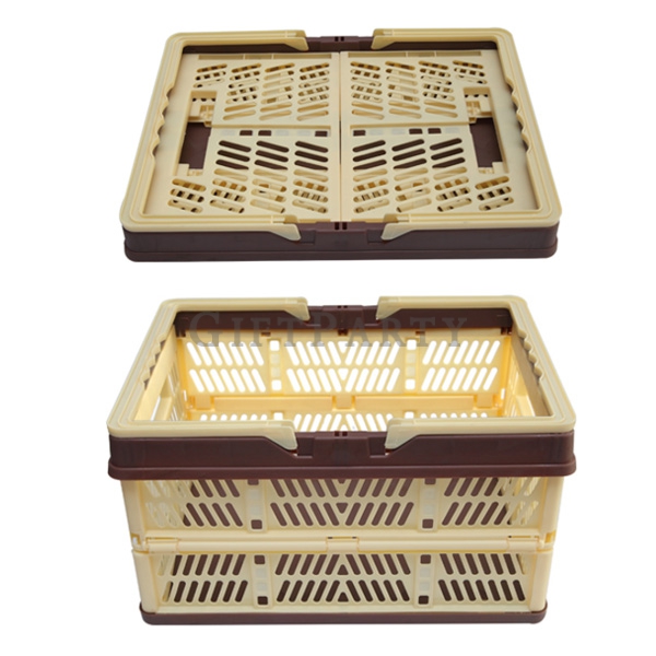 Foldable Plastic Basket,潮贈品,啤酒贈品,塑料折疊籃超市購物籃(中)