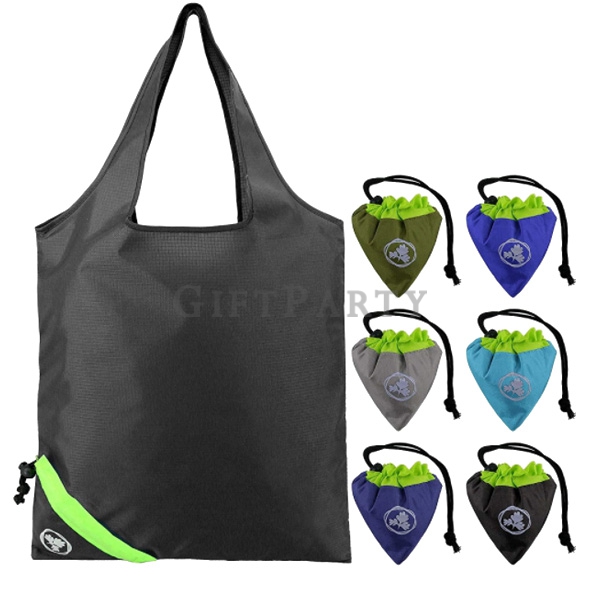Customized Polyester Shopping Bag OEM, Folding Shopping Bag Full color printing-折疊環保袋草莓購物袋滌綸全彩印刷2