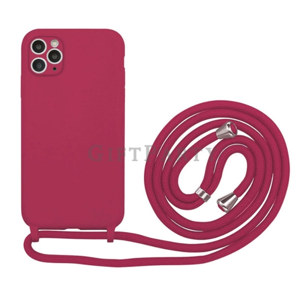 Silicone Phone Case with Rope for iphone,品牌贈品,潮牌贈品,精品贈品,iphone12手機殼帶掛繩