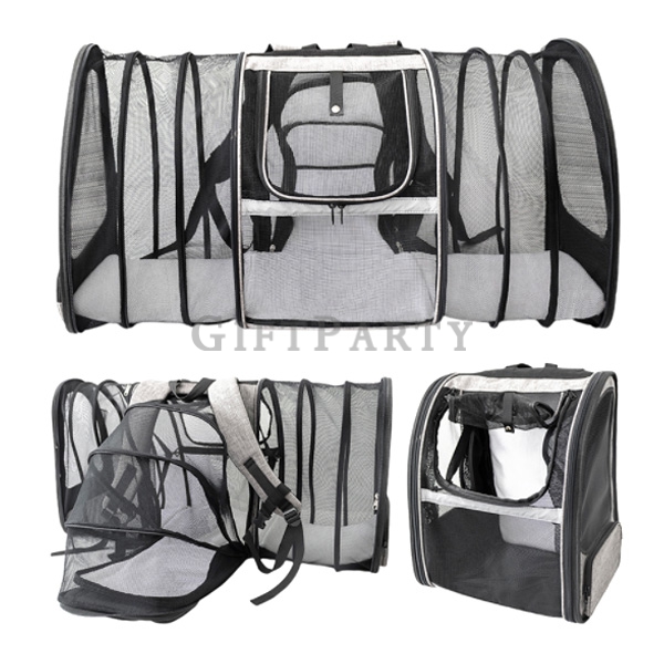 Pet backpack can expand the space,寵物戶外揹包,寵物包,透氣寵物背包,寵物揹包可擴充空間