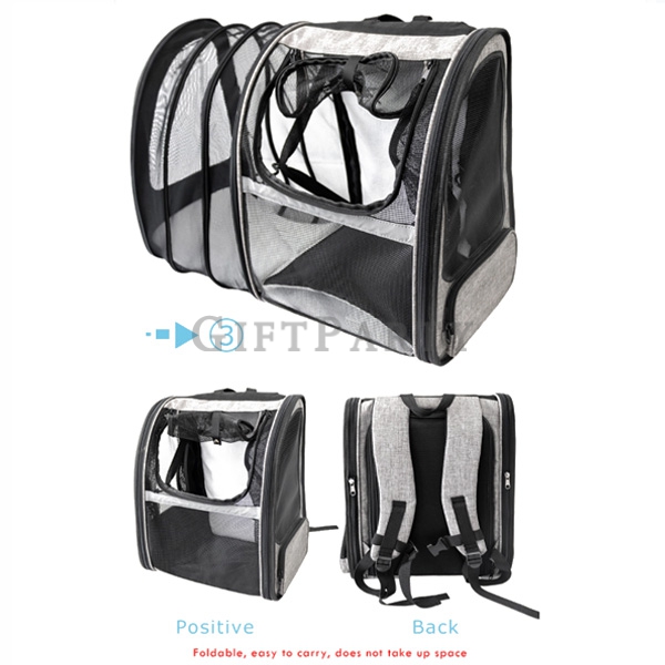 Pet backpack can expand the space,寵物戶外揹包,寵物包,透氣寵物背包,寵物揹包可擴充空間