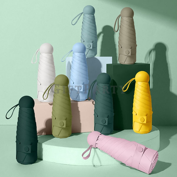 Five-folding pocket  fold mini umbrella,五折傘晴雨兩用口袋傘,迷你傘,廣告傘,百貨公司贈品, Customized advertising umbrellas,