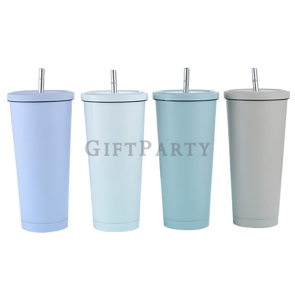 750ml stainless steel cup with straw,不鏽鋼吸管杯750ml,,禮品,贈品,企業贈品,