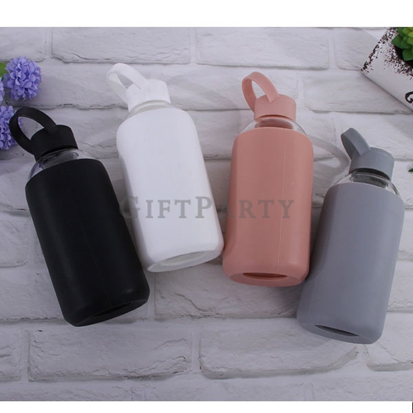 禮品,贈品,企業紀念品,手提玻璃水瓶帶矽膠套,客製化禮品,