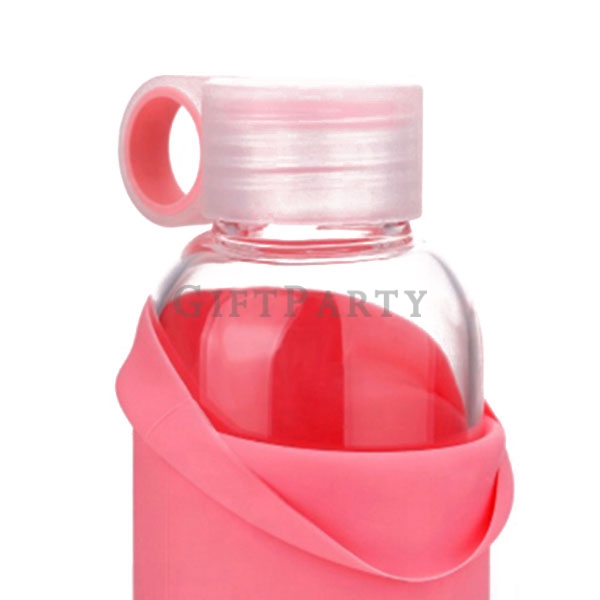 玻璃水瓶,企業贈品,品牌贈品,水瓶,玻璃水瓶帶矽膠套
