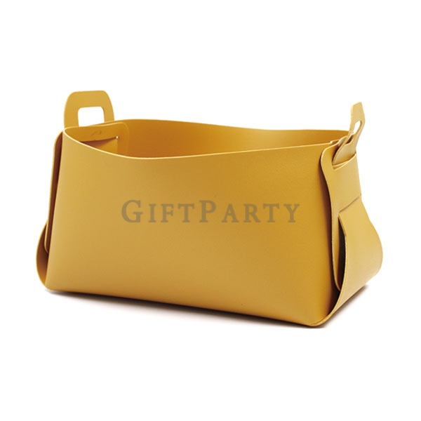 Advertising gifts, corporate gifts, high-quality gifts,皮革置物籃收納籃4